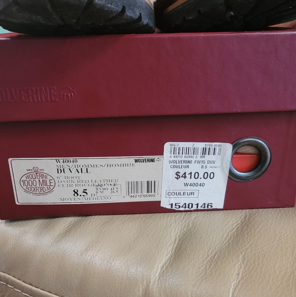Wolverine 1000 miles boots